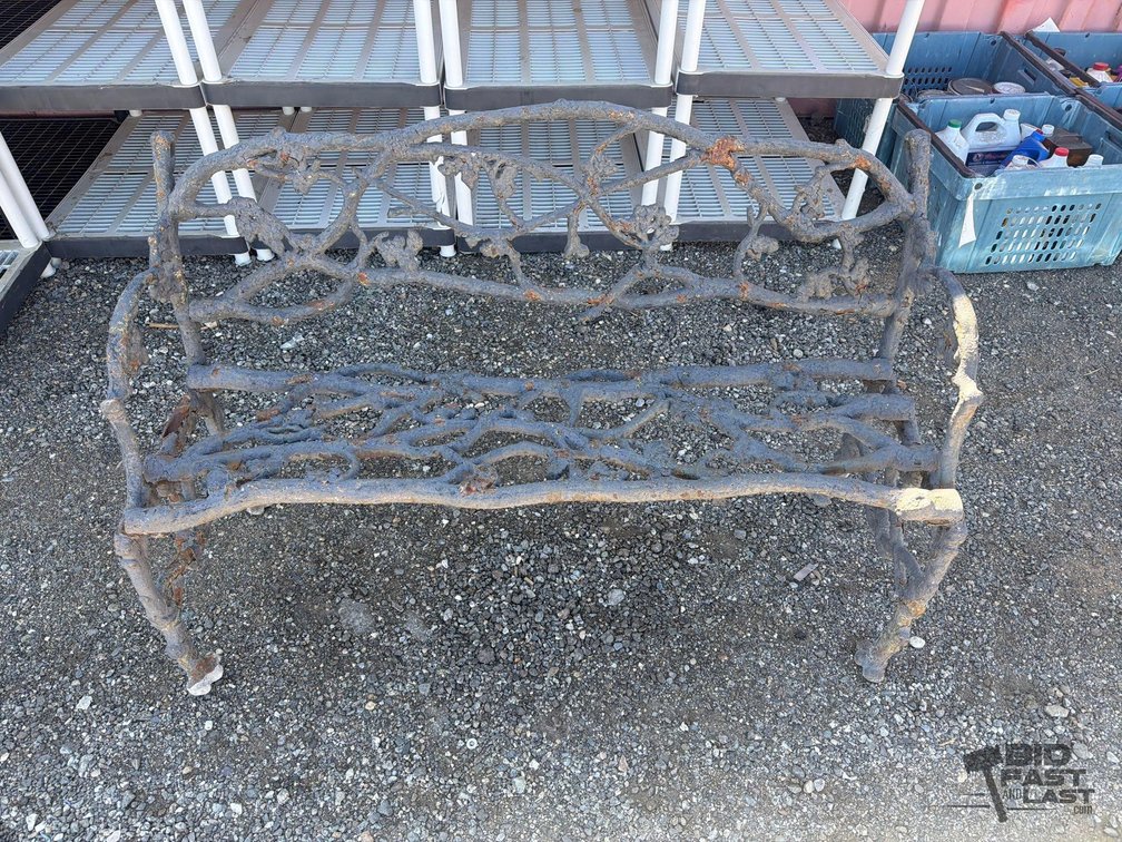 Victorian Cast Iron Garden Bench