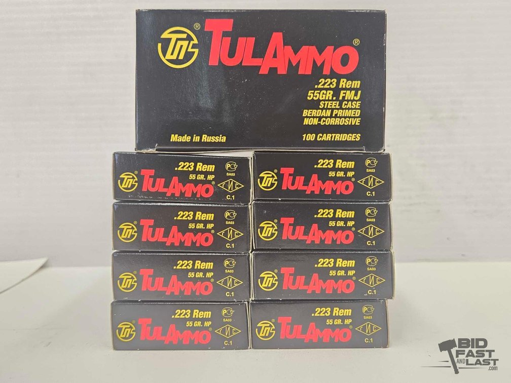 260 Rounds of .223 Rem Ammunition