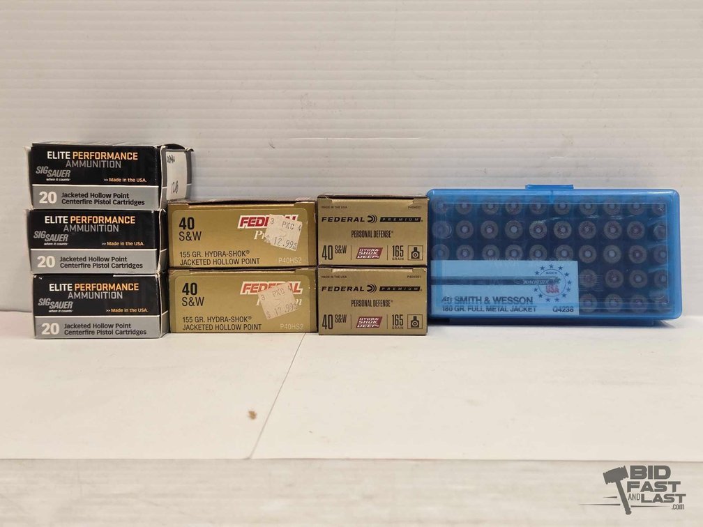 Approx (190) Rounds of .40 S&W Ammo