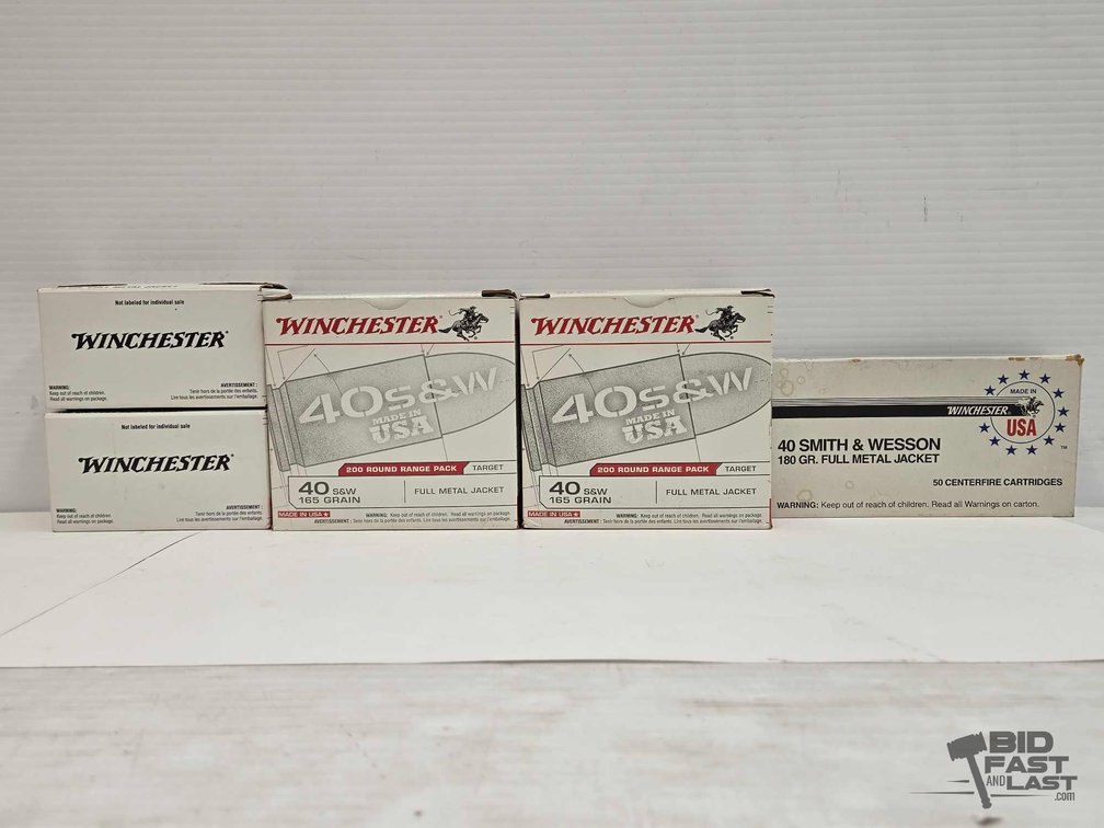 40 S&W FMJ Ammo