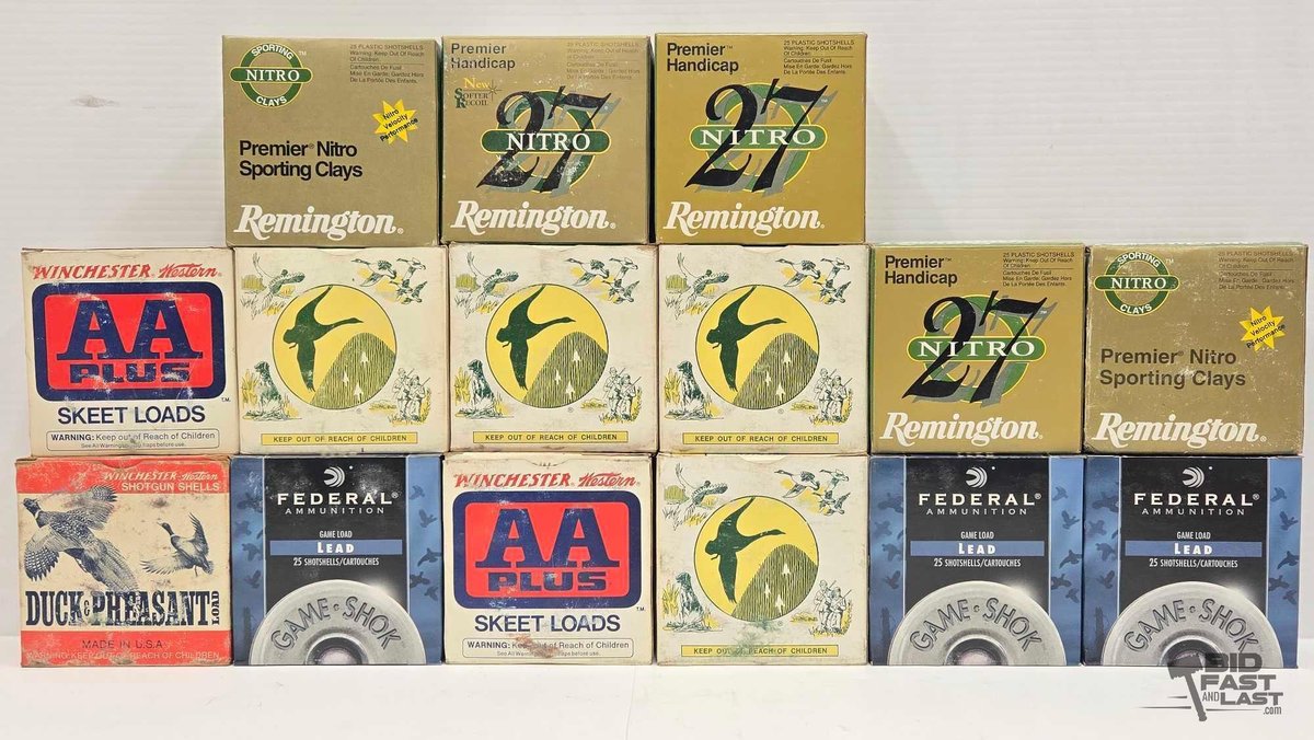 15 Boxes of 12-Gauge Ammunition
