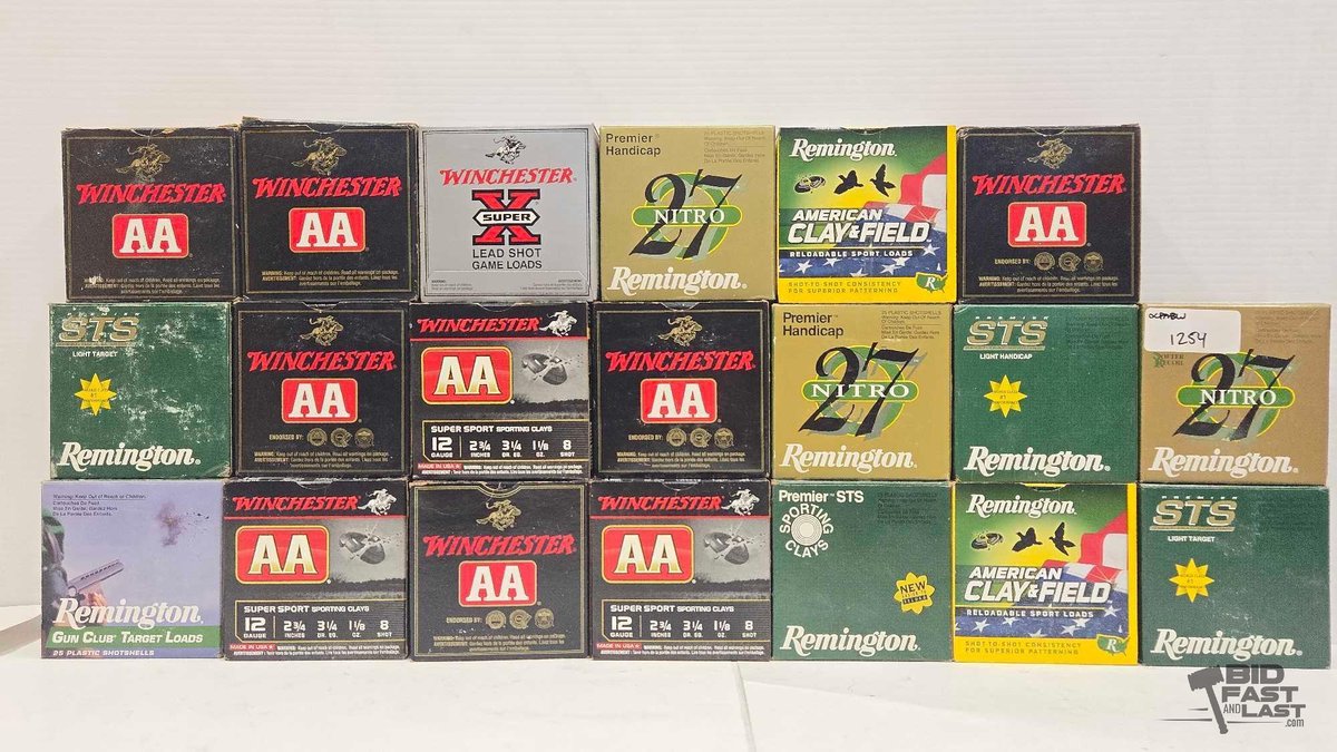20 Boxes of 12-Gauge Ammunition