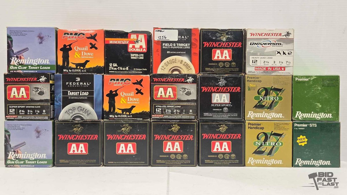 20 Boxes of 12-Gauge Ammunition