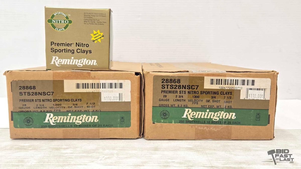 (20) Boxes of 28-Gauge Ammunition