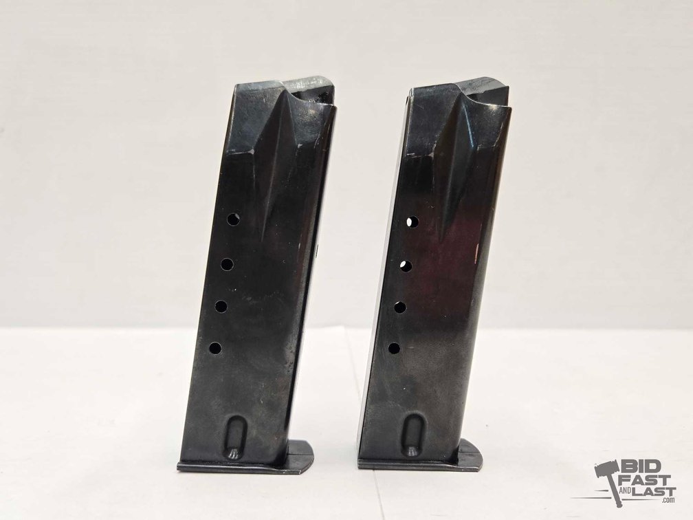 (2) Ruger P89 9mm 15rd Magazines