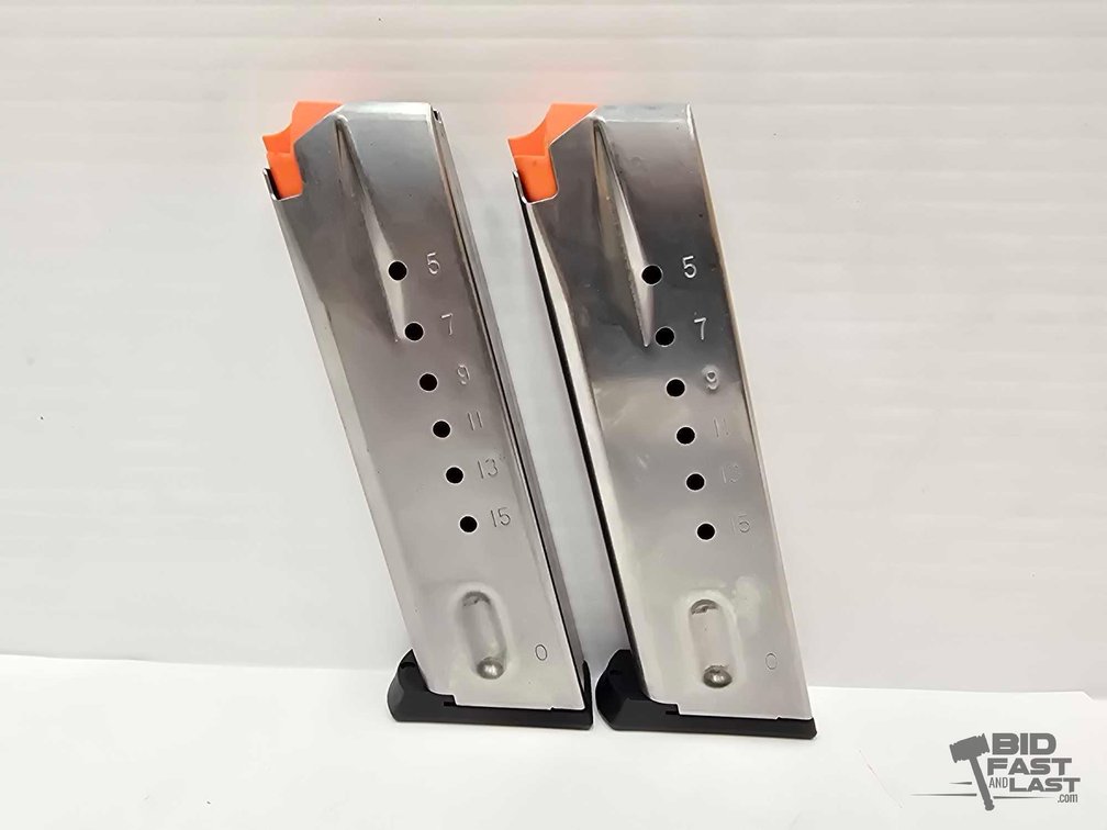 (2) 15rd Smith &amp; Wesson 915 9mm Magazines