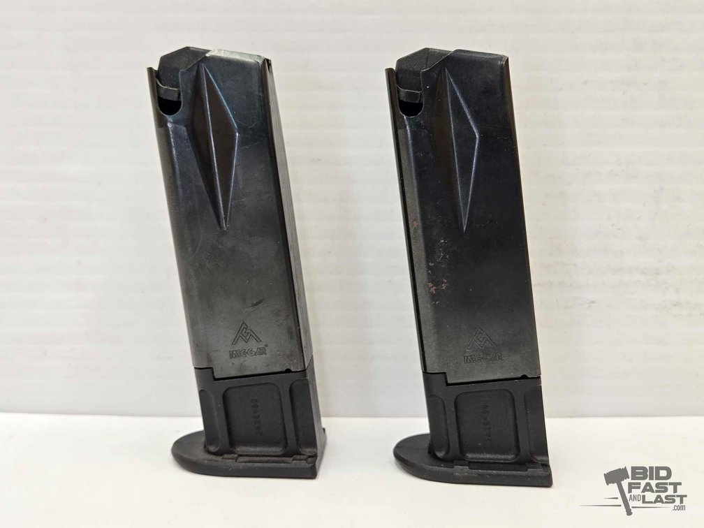 (2) Mec-Gar 10rd 9mm Magazines