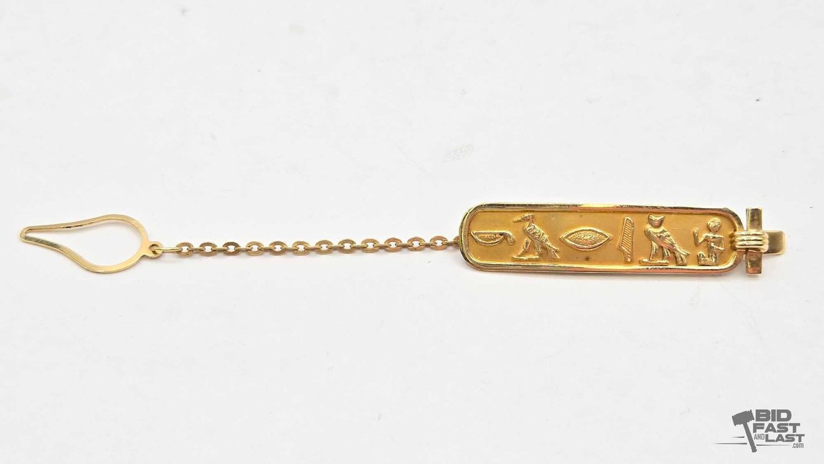 18kt Gold Tie Bar