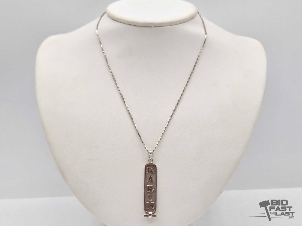 14kt White Gold Necklace With Pendant