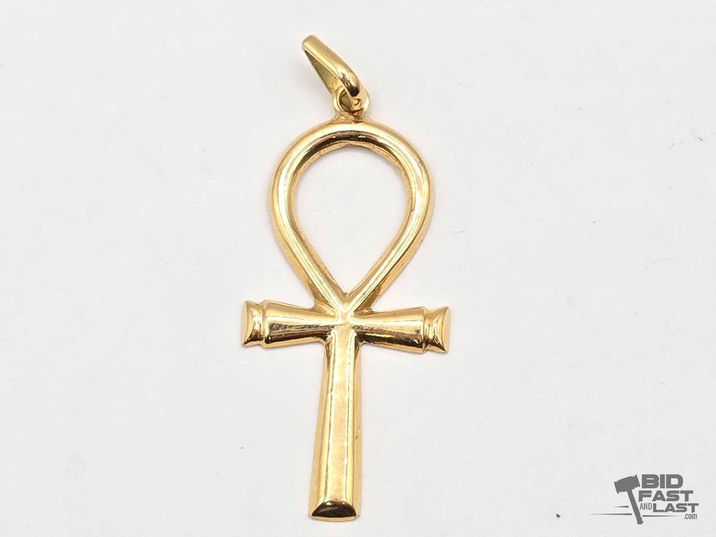 14kt Gold Egyptian Pendant