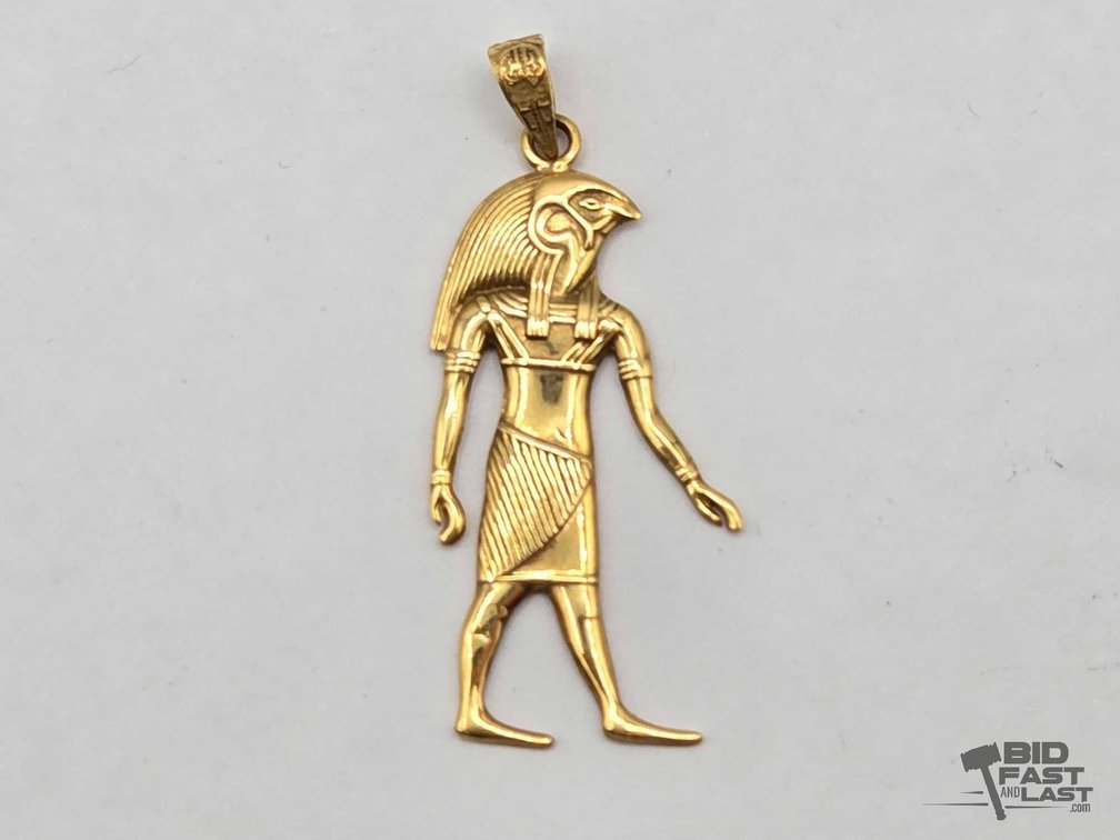 14kt Gold Egyptian Pendant