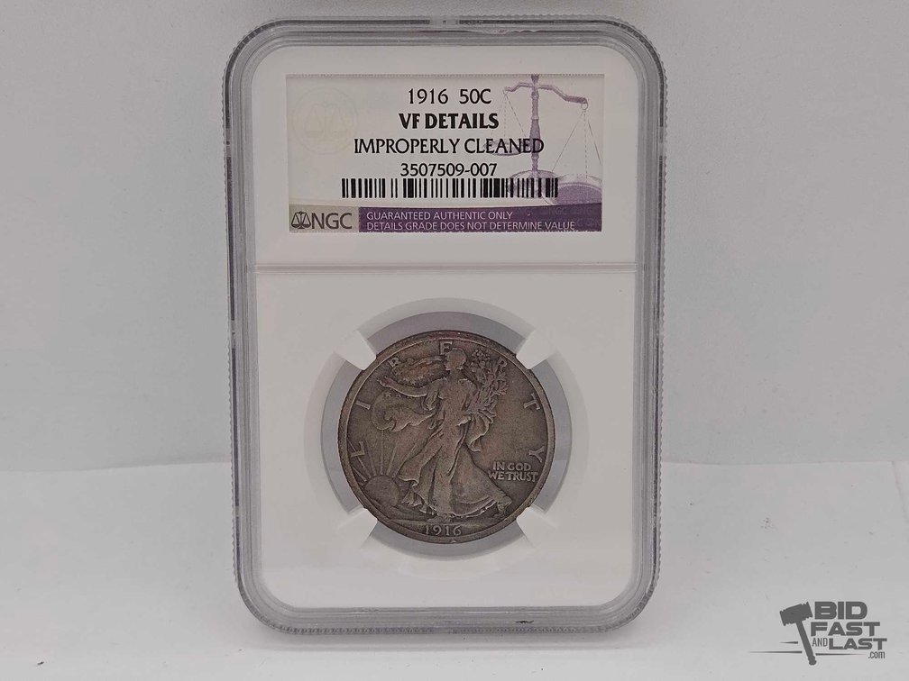 1916 Walking Liberty Half Dollar