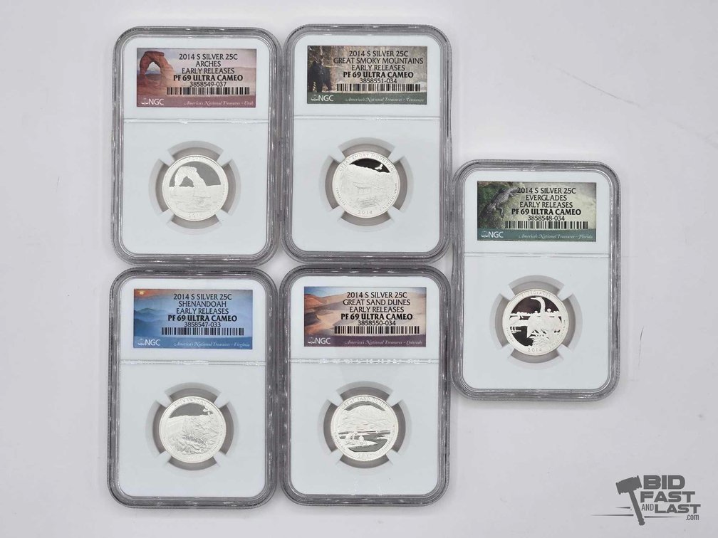 (5) 2013 National Parks Quarters