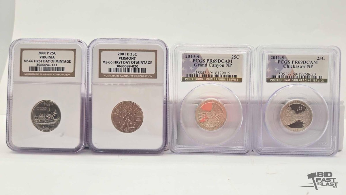 (4) 2000-2011 Washington Quarters