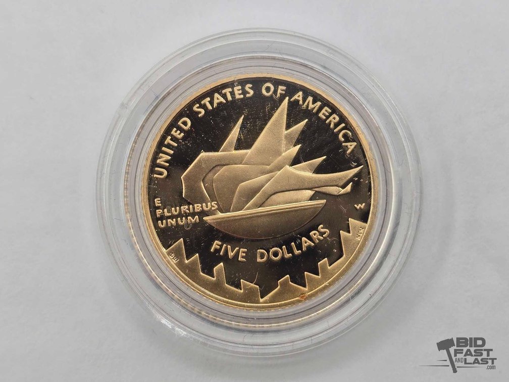 2002 Salt Lake City Olympics $5 Gold Coin