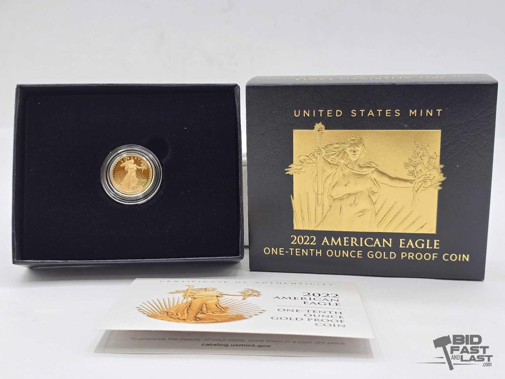 2022 American Eagle 1/10oz Gold Proof Coin