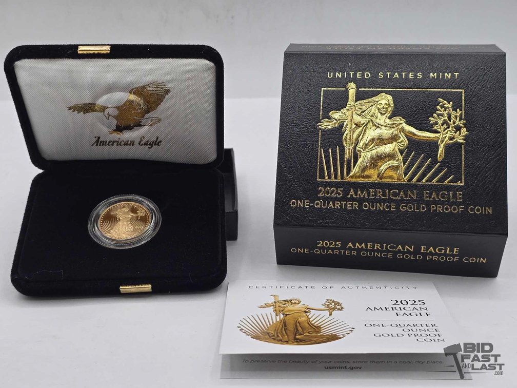 2025 American Eagle Quarter Oz Gold Proof Coin