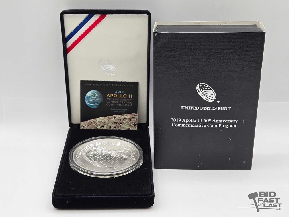 2019 Apollo 11 50th Anniversary 5oz Coin