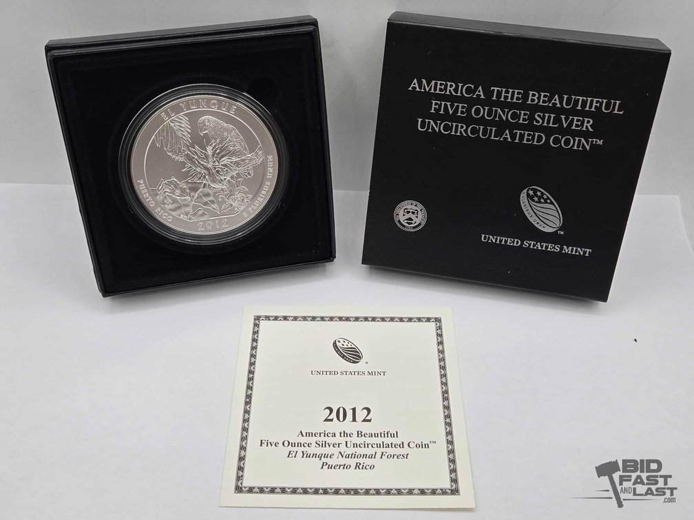2012 El Yunque National Forest 5 oz Silver Quarter