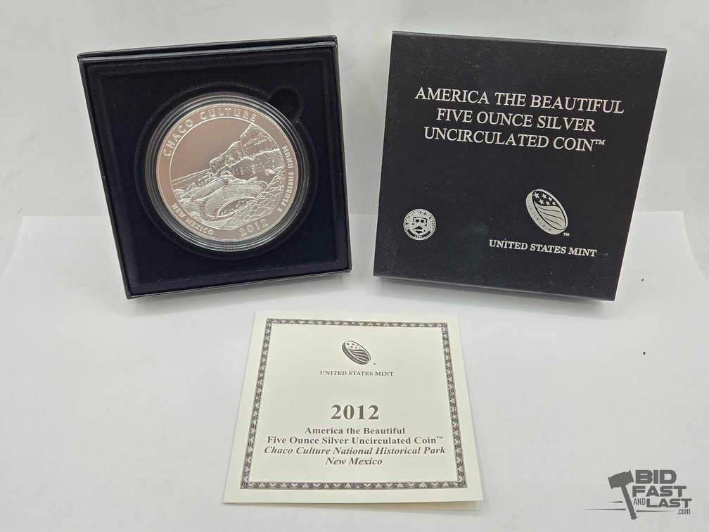 2012 Chaco Culture National Historical Park 5oz Silver Quarter