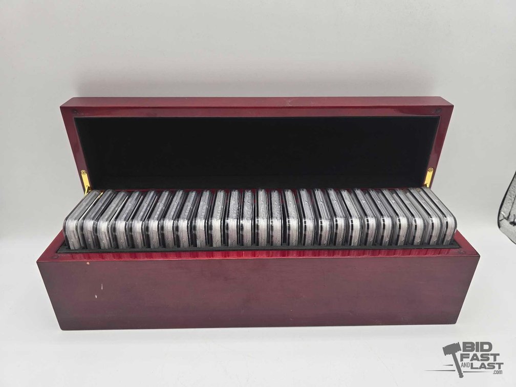 Graded 1986-2010 American Silver Eagle Dollar Set