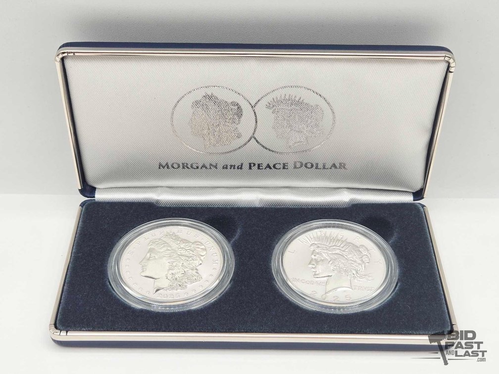 2025 Morgan & Peace Dollars Reverse Proof Set