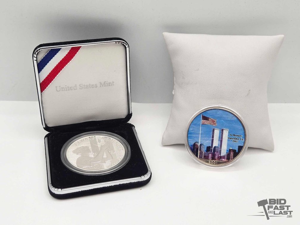2001 American Silver Eagle and 2011 National Medal