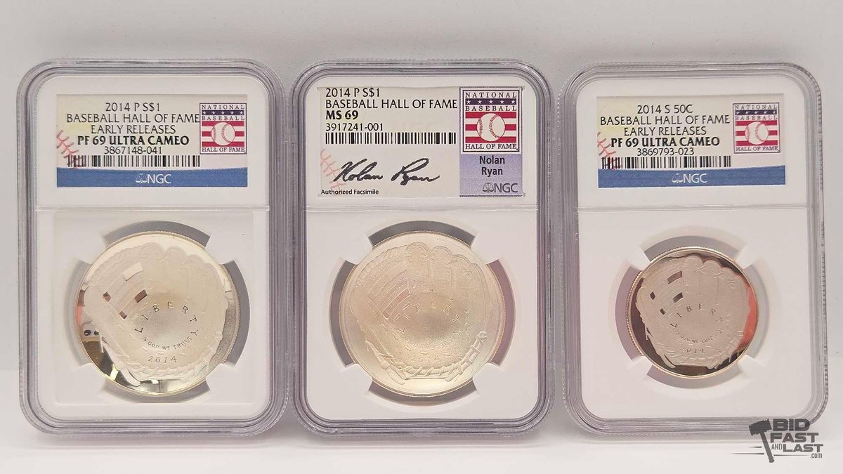 2014 Baseball Hall of Fame Coins