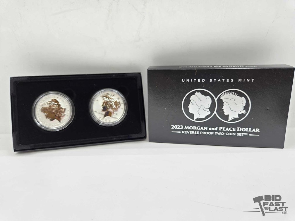 2023 Morgan & Peace Dollars Reverse Proof Coin Set