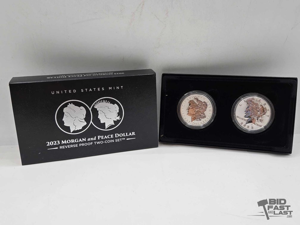 2023 Morgan & Peace Dollars Reverse Proof Coin Set