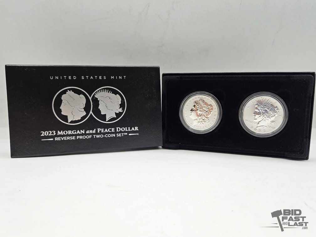 2023 Morgan & Peace Dollars Reverse Proof Coin Set