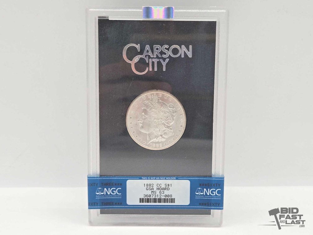 Graded Uncirculated 1882 Carson City Morgan City Dollar