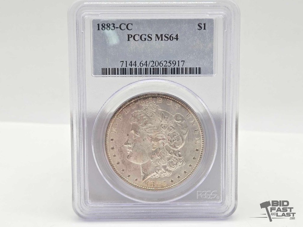 Graded 1883 Carson City Morgan Silver Dollar