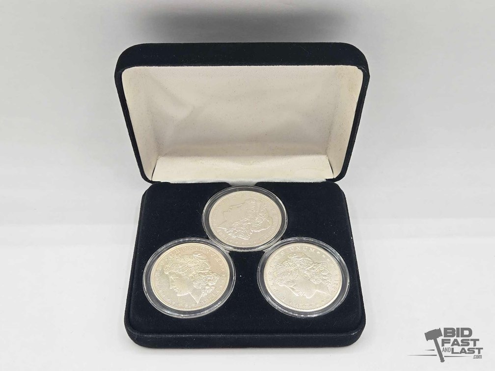 (3) 1921 Morgan Silver Dollars