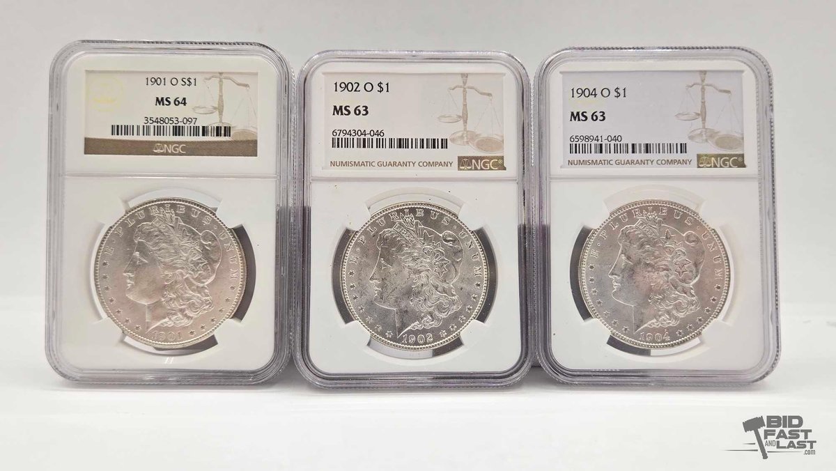 1901-1904 Morgan Silver Dollars