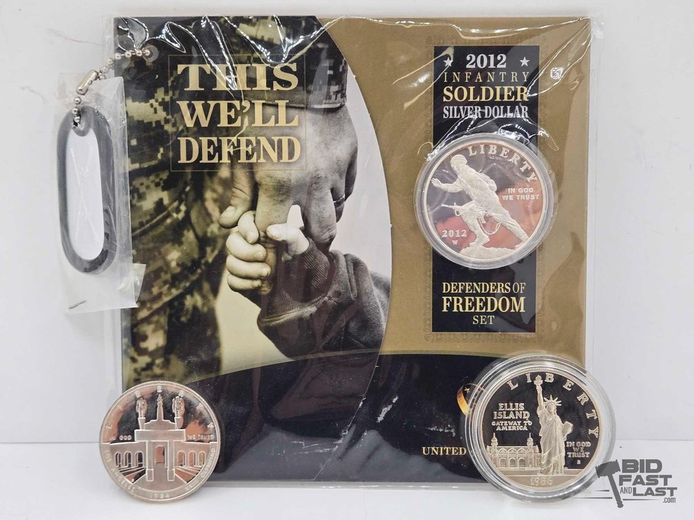 Commemorating Silver Proof Dollars