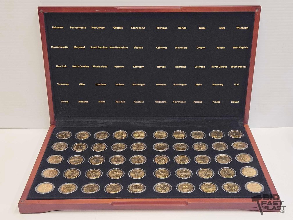 50-State Gold Plated Quarter Collection