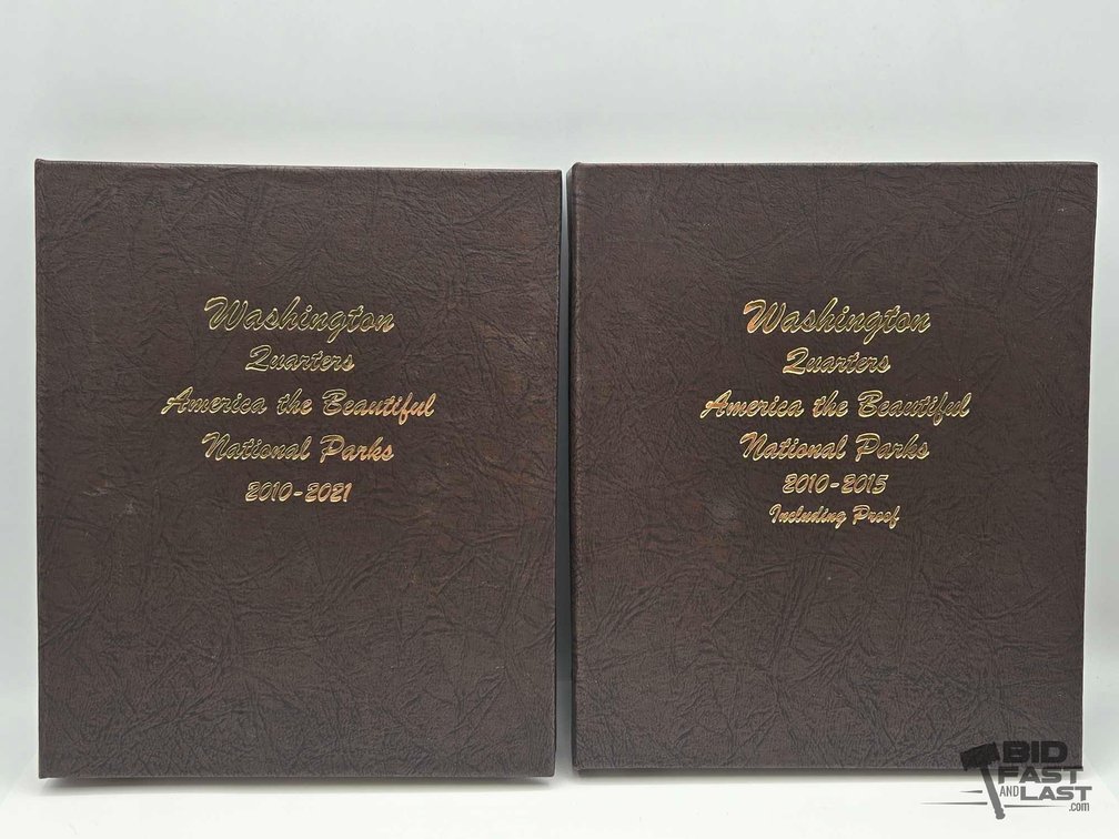 (2) Incomplete National Parks Washington Quarters Collection