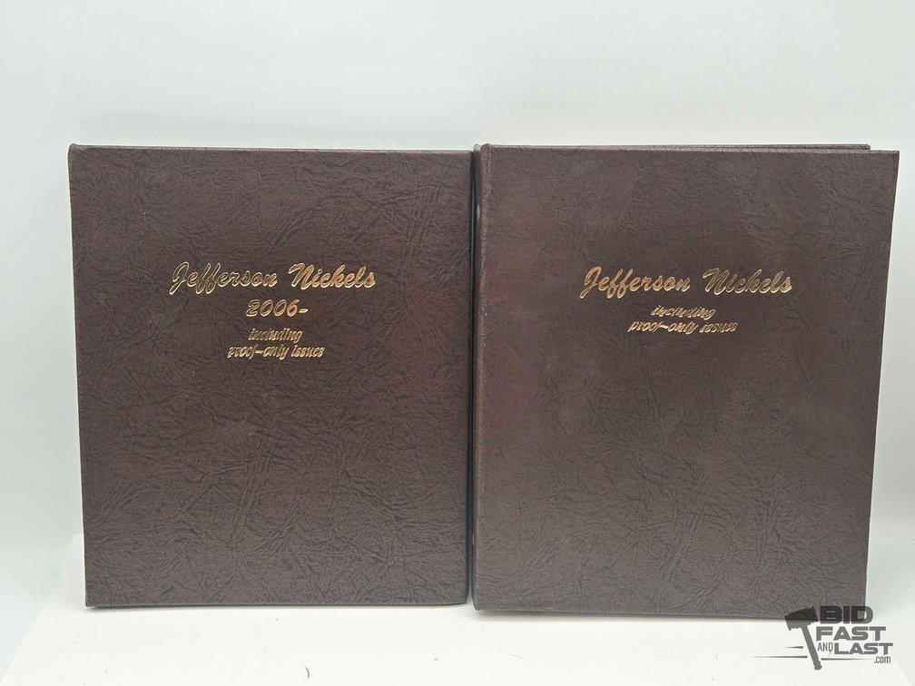 (2) Jefferson Nickel Album Collections