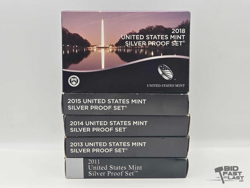 2011-2018 U.S Mint Silver Proof Sets