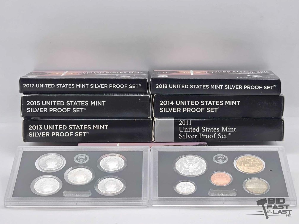 2011-2019 U.S Mint Silver Proof Sets