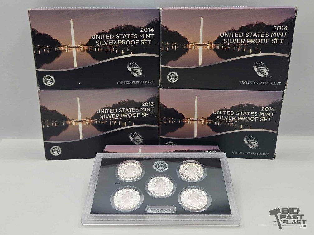 2013-2018 US Mint Silver Proof Sets