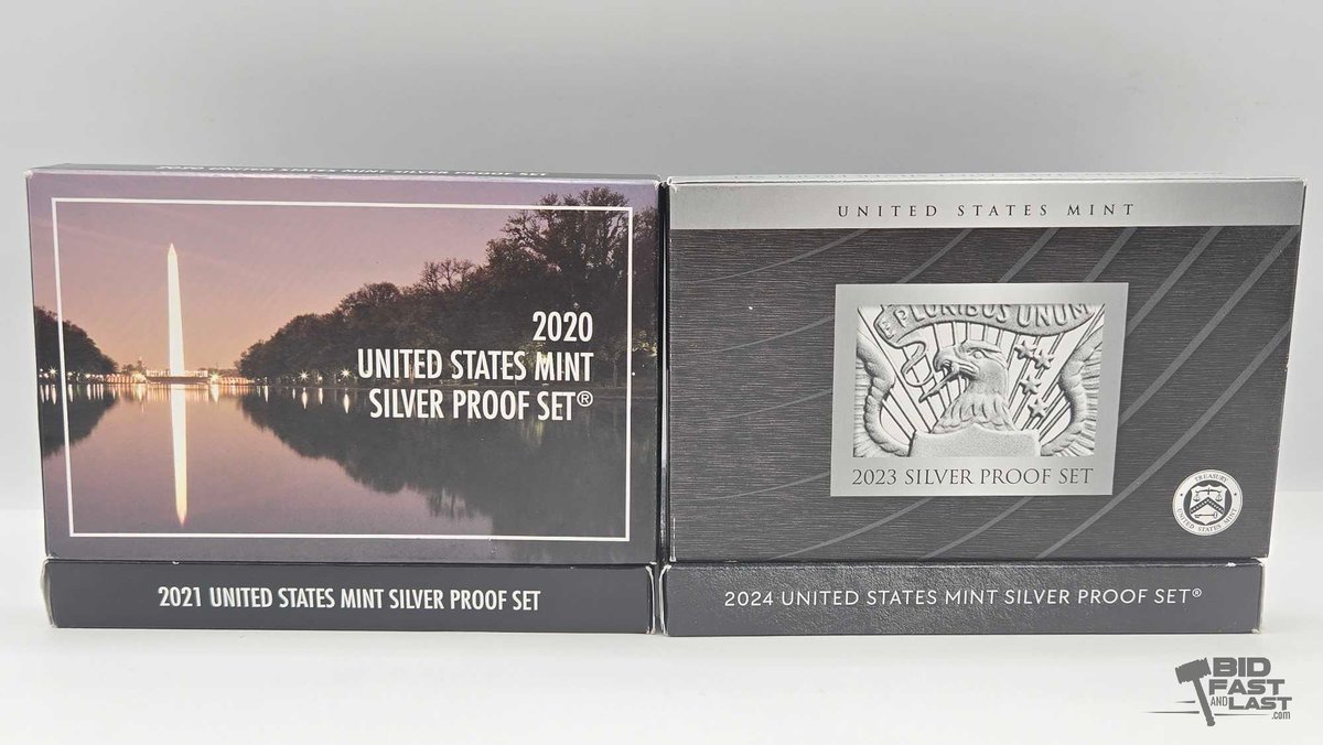 2020-2024 U.S Mint Silver Proof Sets