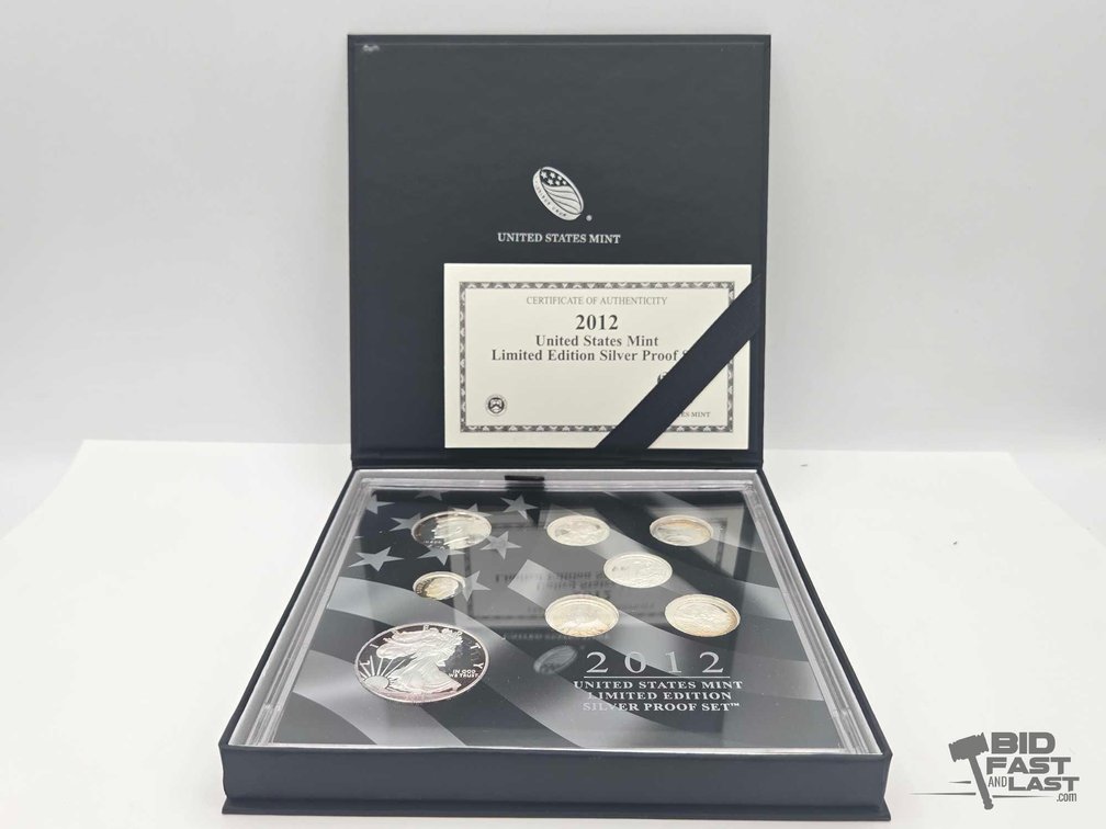 2012 US Mint Silver Proof Set