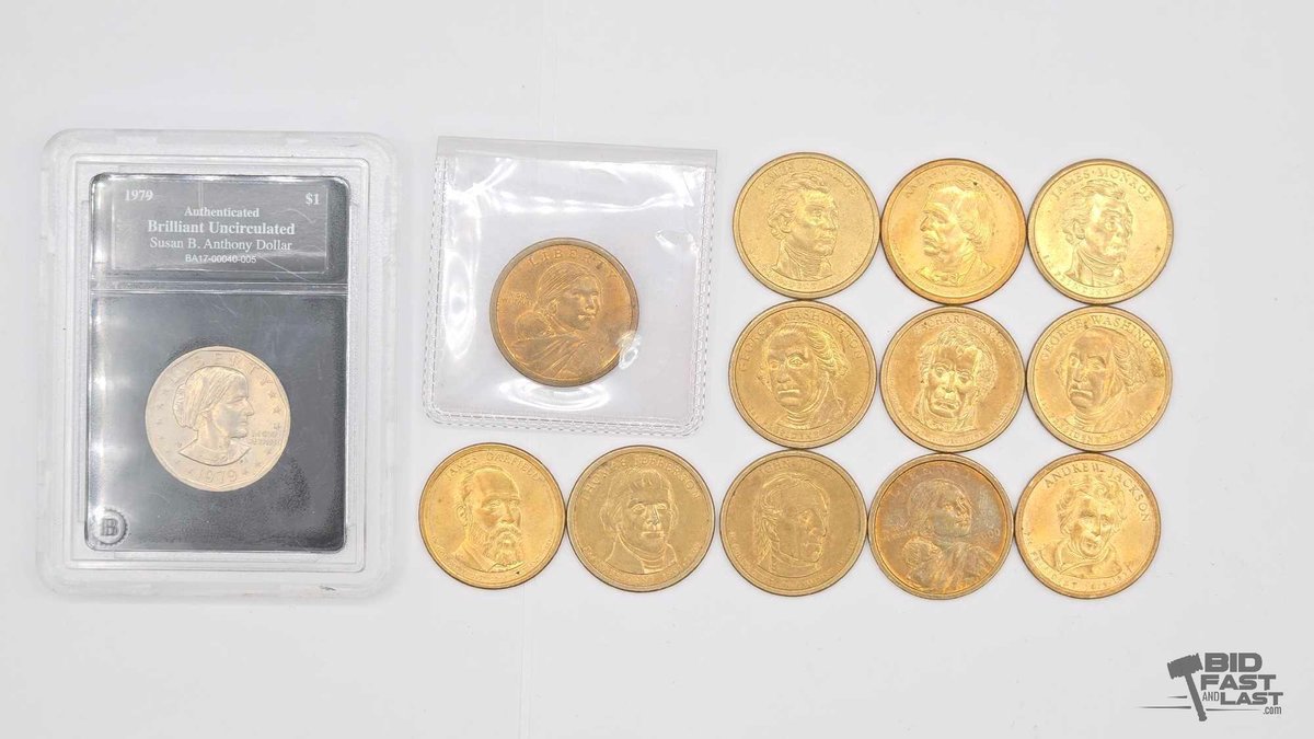 (13) $1 Coins