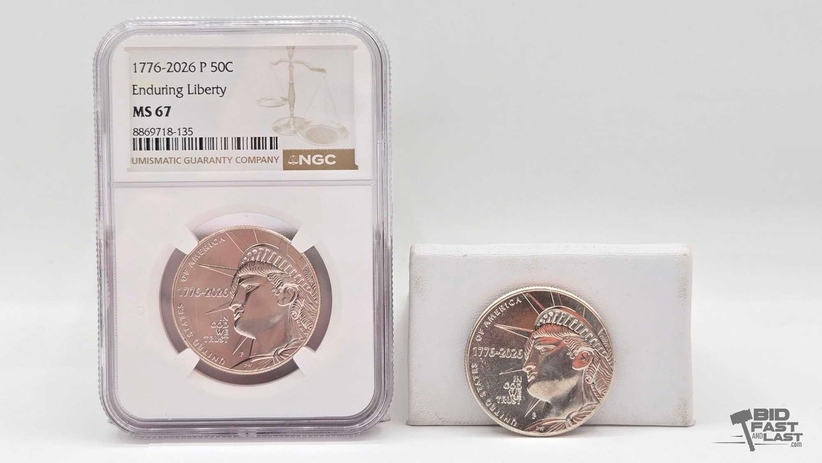 (2) 2026 P 250th Anniversary Enduring Liberty Half Dollars