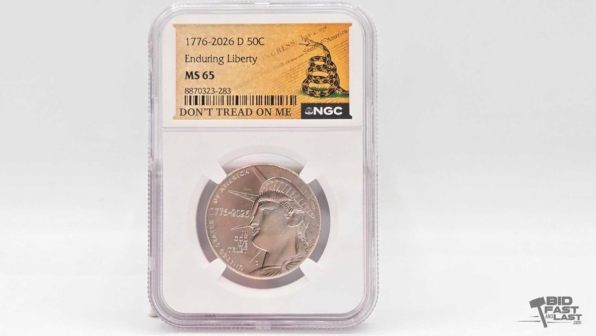 Graded 2026 D 250th Anniversary Enduring Liberty Half Dollar