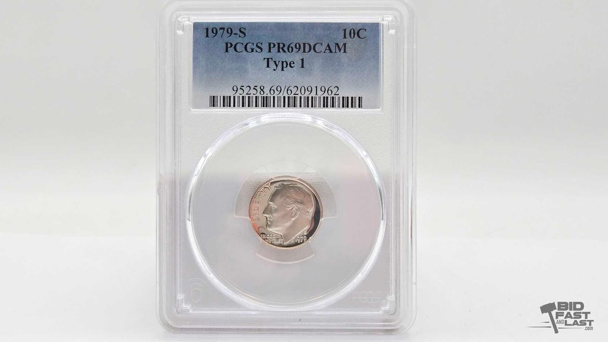 Graded 1979 S Roosevelt Dime