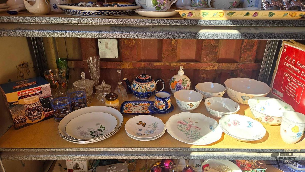 Plate Collection, Cup Collection, and Tea Pot Collection