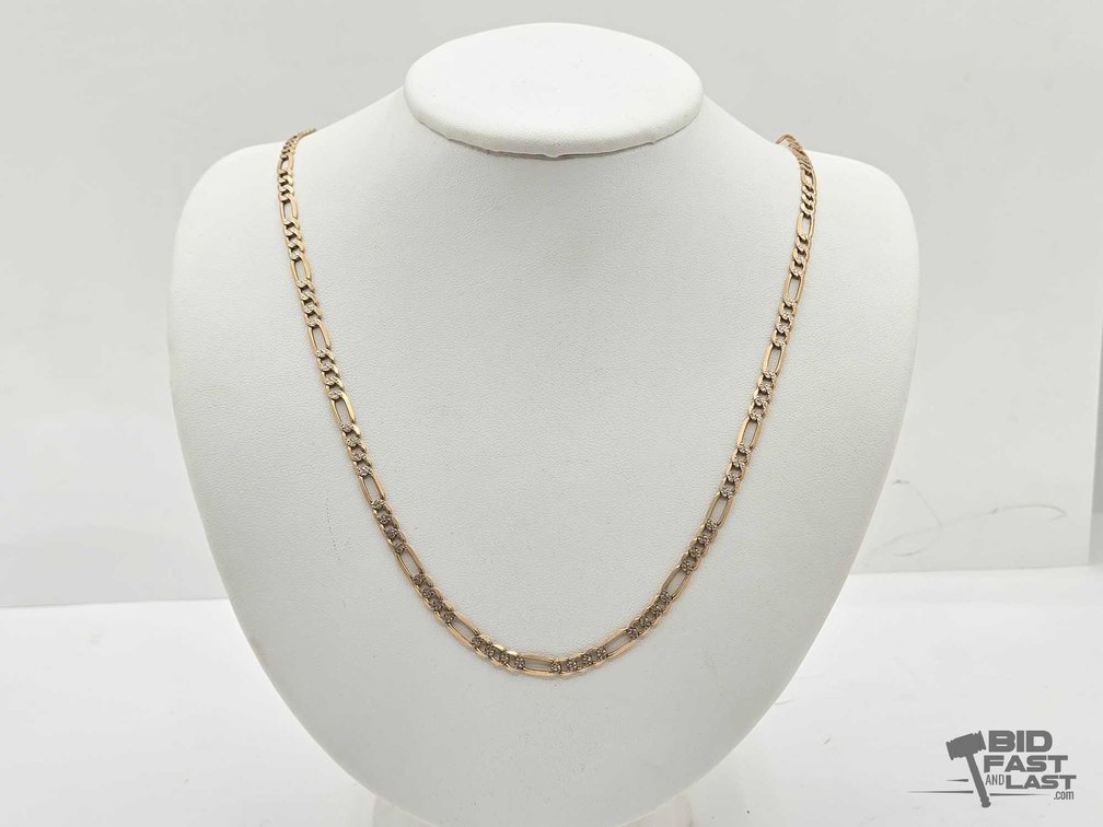14kt Gold Necklace, 16.4g, Approx 22.5in Chain